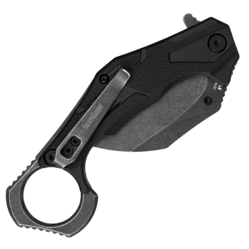 Kershaw Outlier, 2.6" BlackWash Karambit Assisted Blade, GRN Handle - 2064