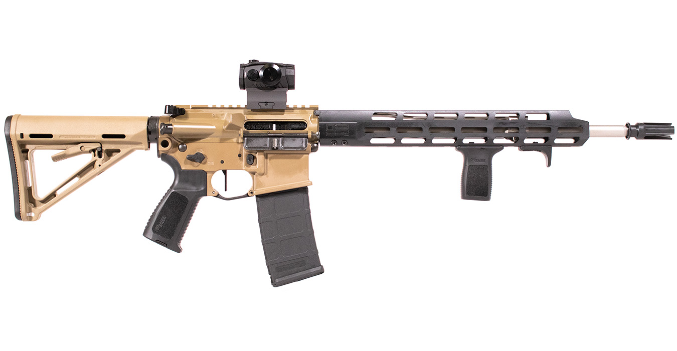 Sig Sauer M400 Tread Snakebite Coil 5.56 NATO Rifle with Tan Stock and ROMEO5 Red Dot Sight for sale Europe