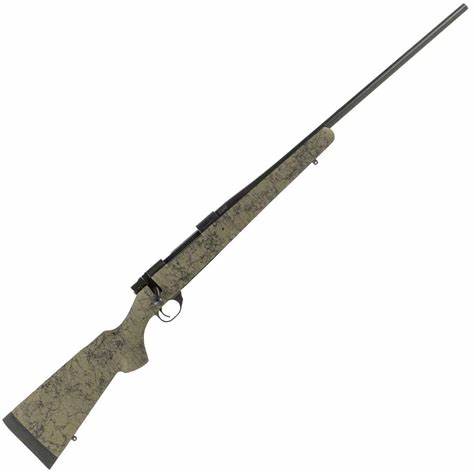 Howa-Legacy HHS63103 HS Precision Bolt 308 Win/7.62 NATO 22″ 5+1 Green w/Black Spider Webbing Fixed HS Precision Synthetic Stock Black Steel Receiver For Sale Europe