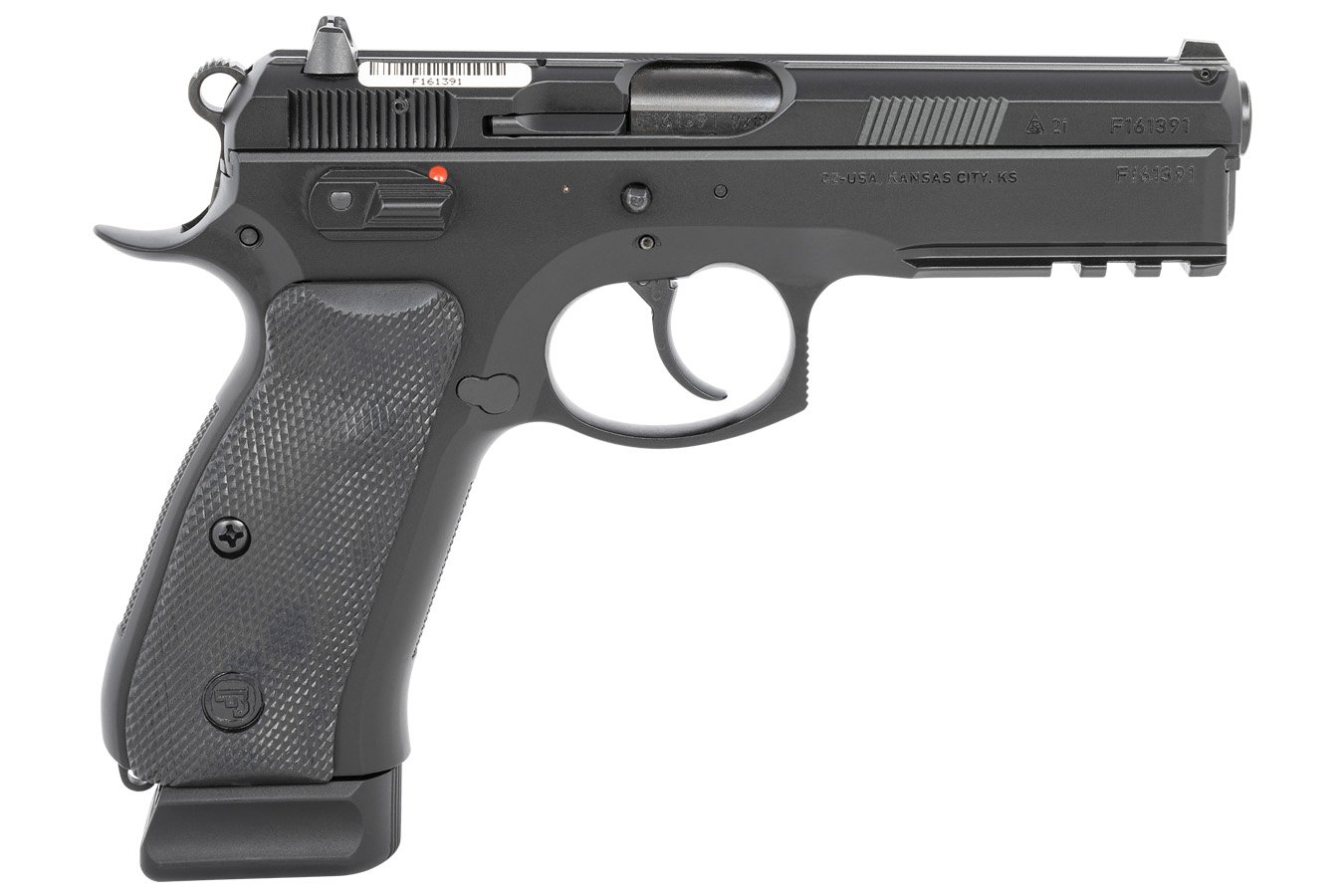 CZ CZ 75 SP-01 9mm Pistol with Fiber Optic Front Sight For Sale Europe