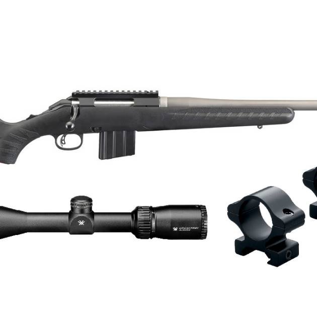 Ruger American Predator 350 Legend Stainless Bolt-Action Rifle with Vortex Crossfire For Sale Europe
