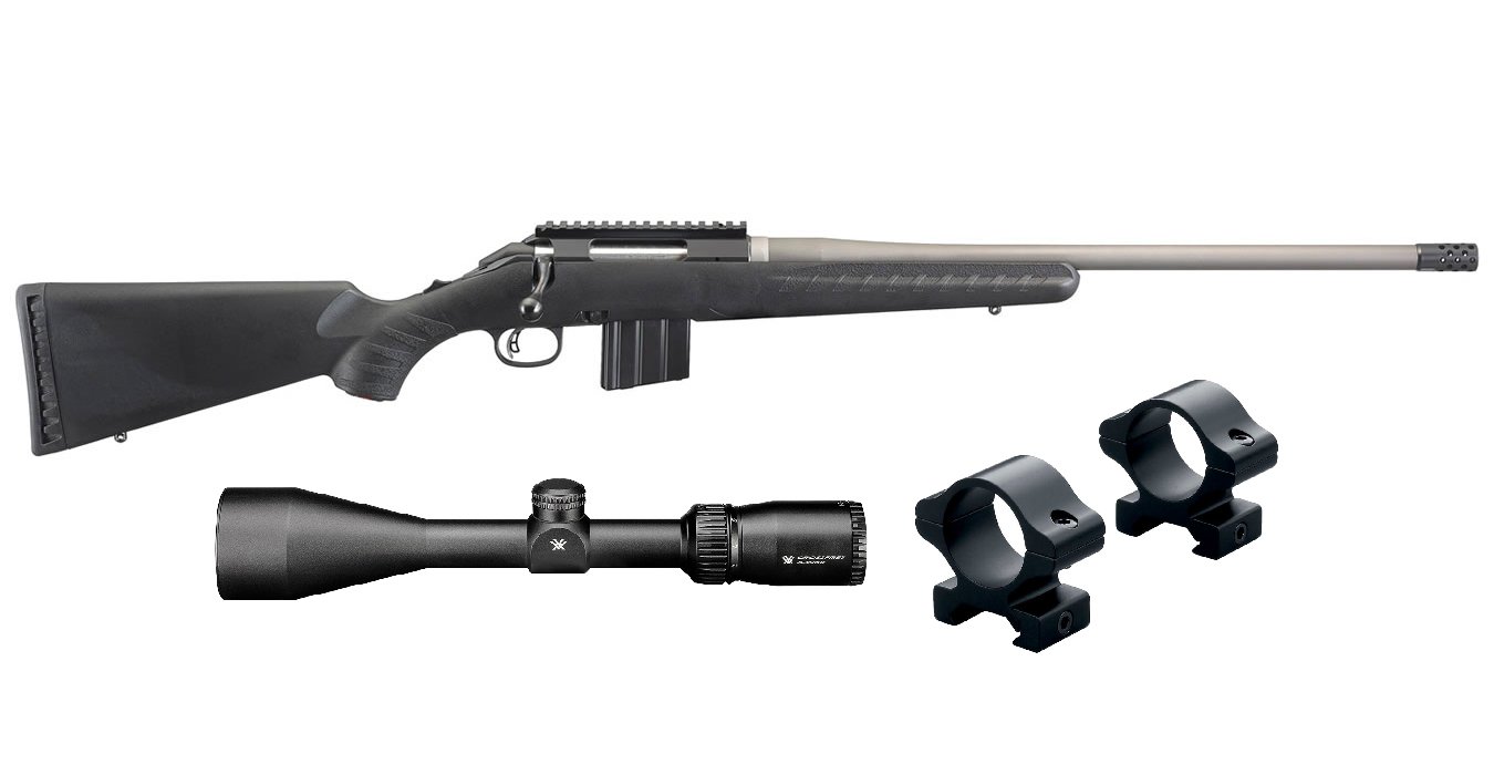 Ruger American Predator 350 Legend Stainless Bolt-Action Rifle with Vortex Crossfire For Sale Europe