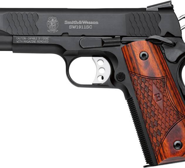 Smith & Wesson SW1911SC 45 ACP E-Series Centerfire Pistol with Round Butt For Sale Europe