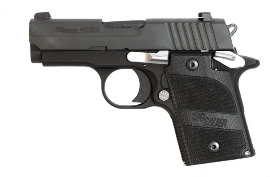 Sig Sauer P938 Nightmare 9mm Centerfire Pistol with Night Sights - 938-9-NMR-AMBI For Sale Europe