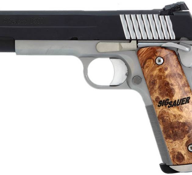 Sig Sauer 1911 STX 45 ACP 2-Tone Centerfire Pistol with Night Sights For Sale Europe