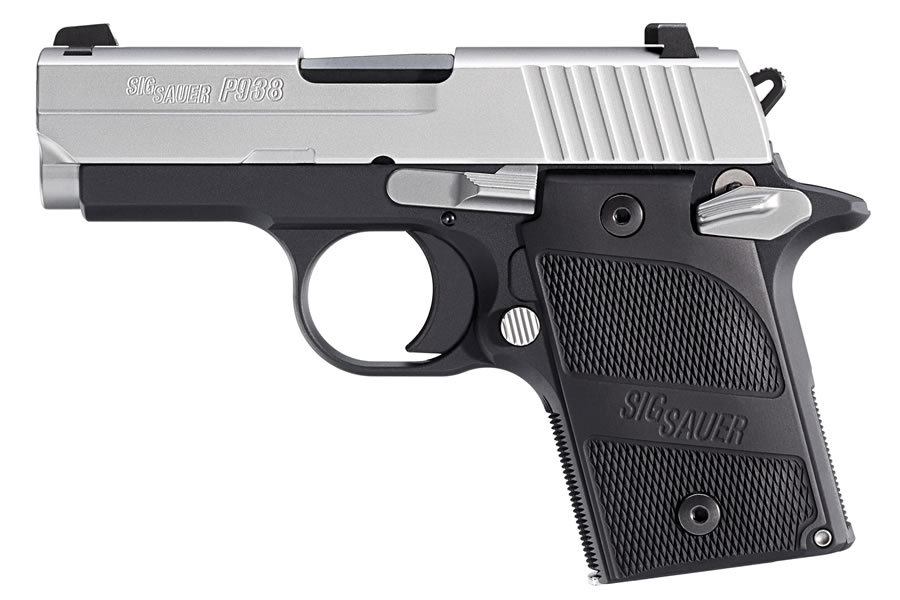 Sig Sauer P938 Two-Tone Aluminum 9mm Centerfire Pistol with Ambi Safety For Sale Europe