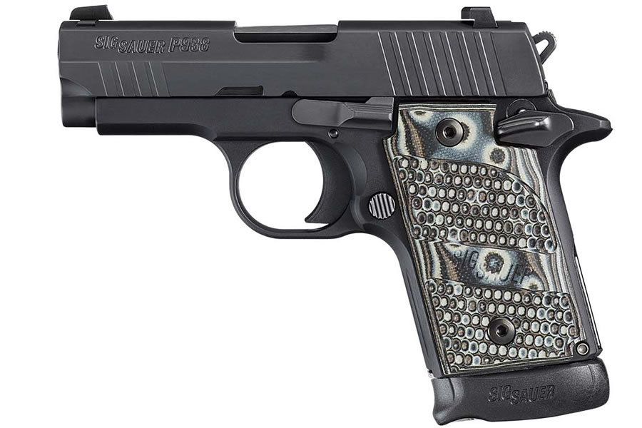 Sig Sauer P938 Extreme 9mm Centerfire Pistol with Night Sights - 938-9-XTM-BLKGRY-AMBI For Sale Europe