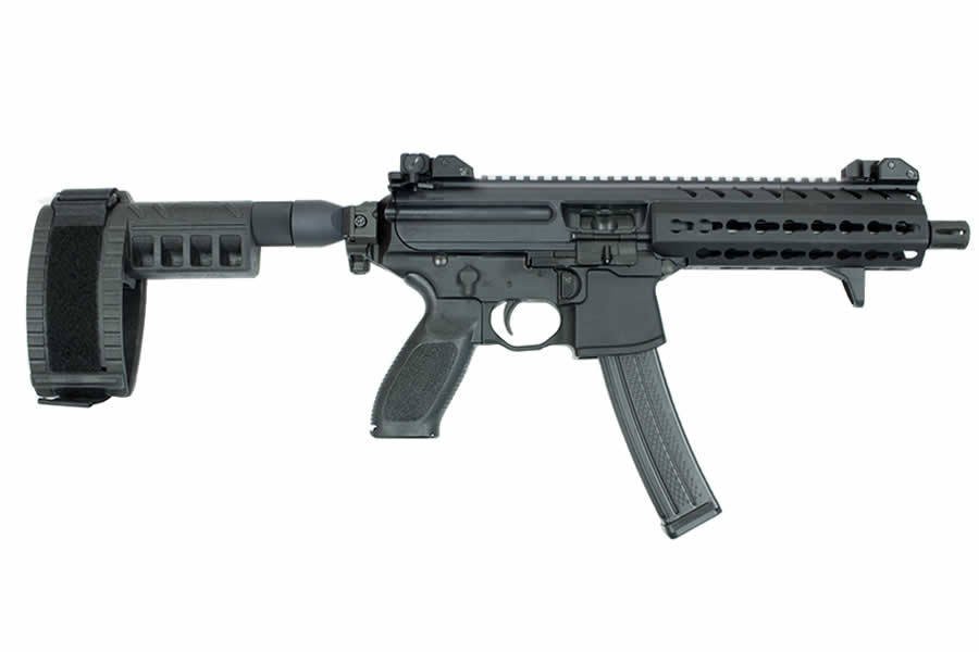 Sig Sauer MPX 9mm Semi-Automatic Pistol with KeyMod Rail and Pistol Stabilizing Brace For Sale Europe