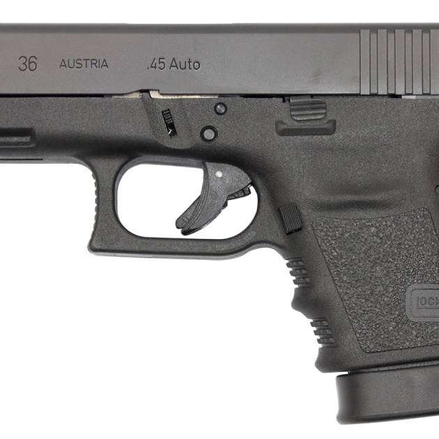 Glock 36 Gen3 45 ACP 6-Round Pistol with Finger Groove Rail For Sale Europe
