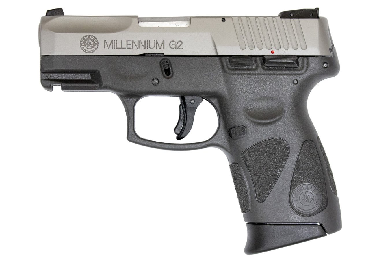 Taurus PT140 Millennium G2 40 S&W Pistol with Stainless Slide and Gray Frame For Sale Europe