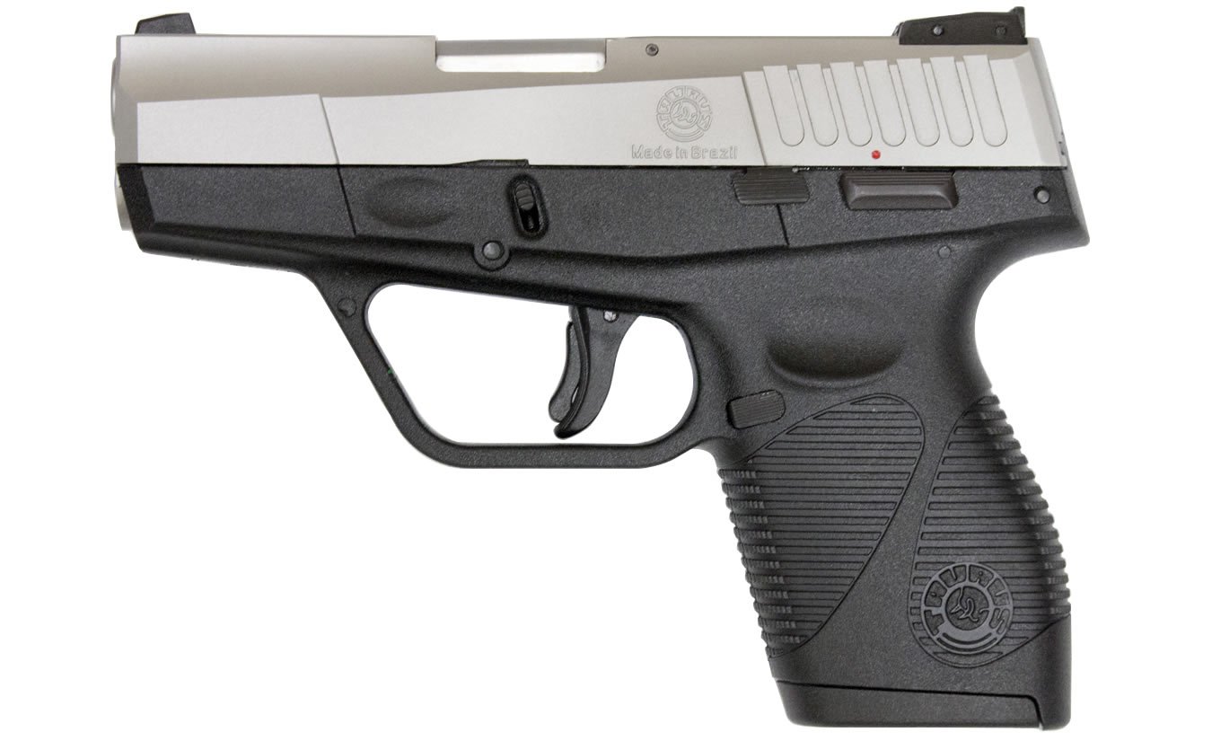 Taurus PT-740 Slim 40 S&W Carry Conceal Pistol with Stainless Slide For Sale Europe