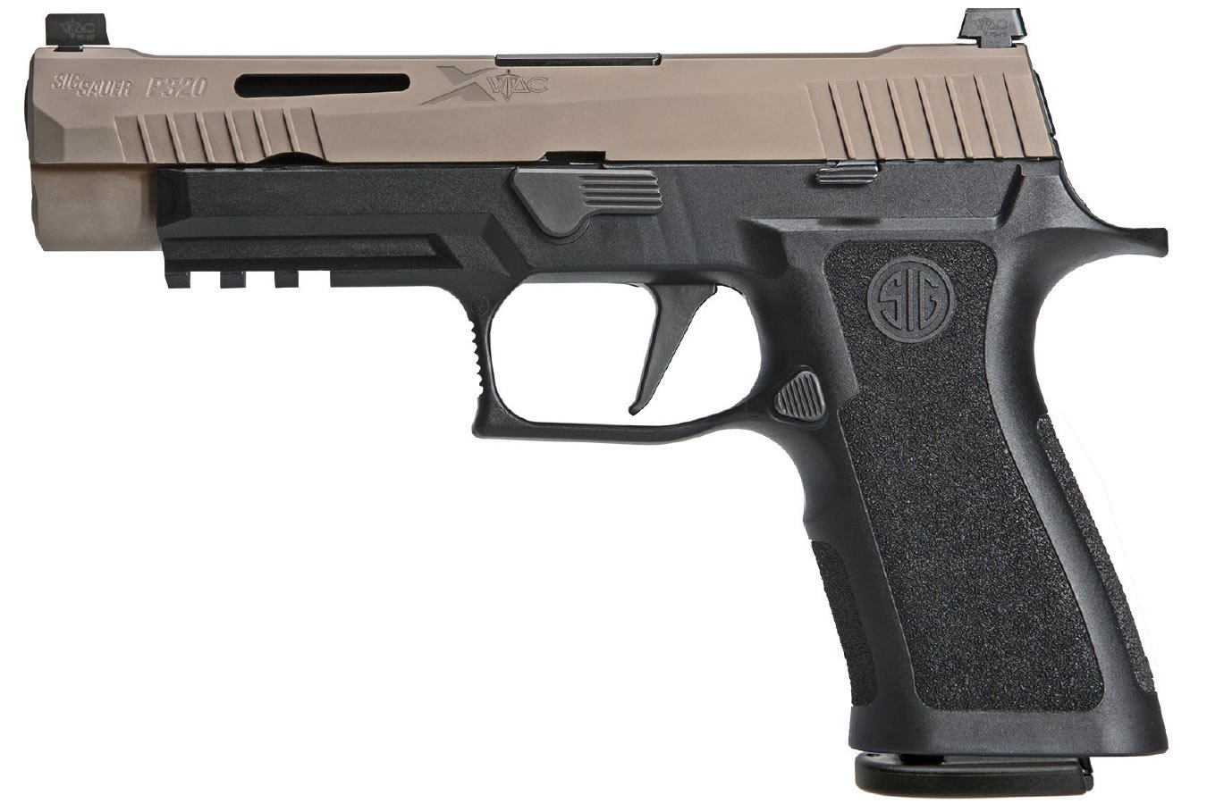 Sig Sauer P320 X-VTAC 9mm Striker-Fired Pistol with FDE Slide For Sale Europe