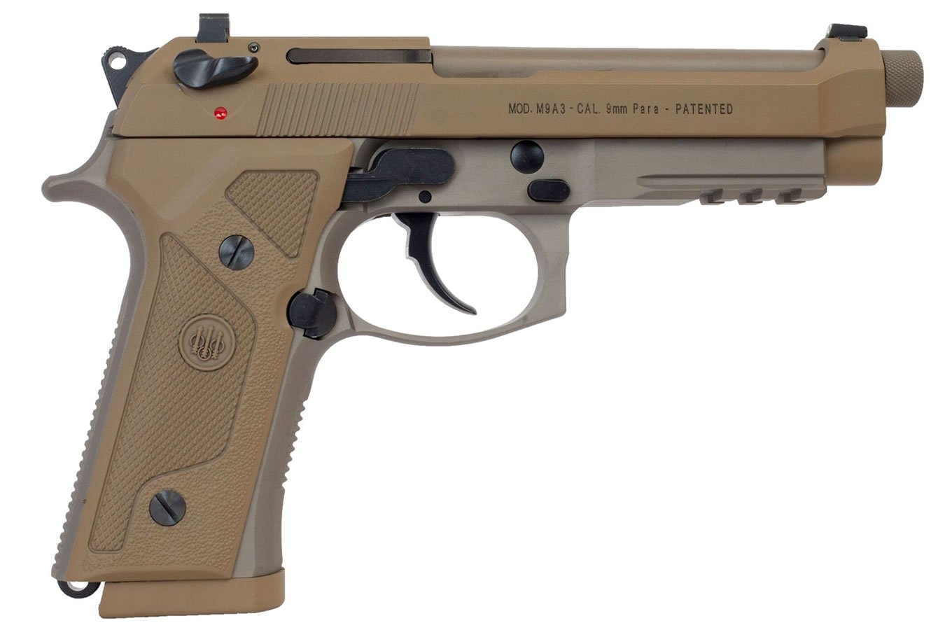 Beretta M9A3 9mm Full-Size Flat Dark Earth Pistol with Five Magazines For Sale Europe