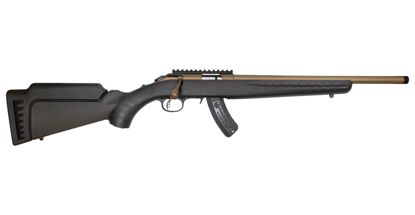 Ruger American Rimfire Mini Ranch 22LR Bolt-Action Rifle with Burnt Bronze Threaded Ba For Sale Europe