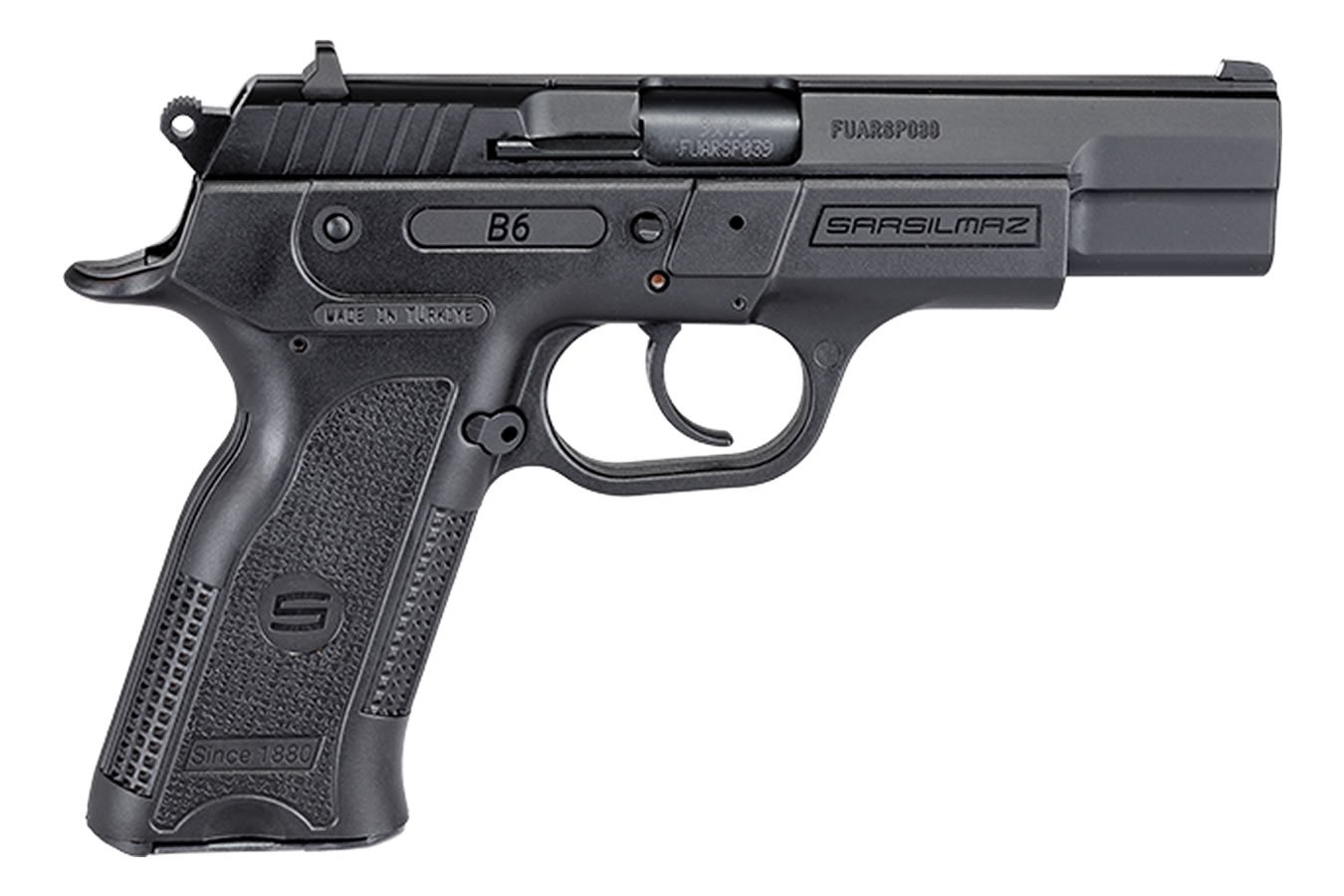 Sarsilmaz B6 9mm Pistol with Black Polymer Frame For Sale Europe