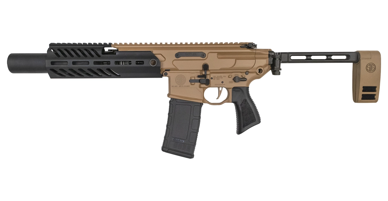 Sig Sauer MCX Rattler Canebrake 300 Blackout AR-Pistol with Inert Trainer Muzzle Device For Sale Europe