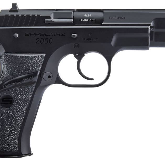 Sarsilmaz Model 2000 9mm Black DA/SA Pistol For Sale Europe
