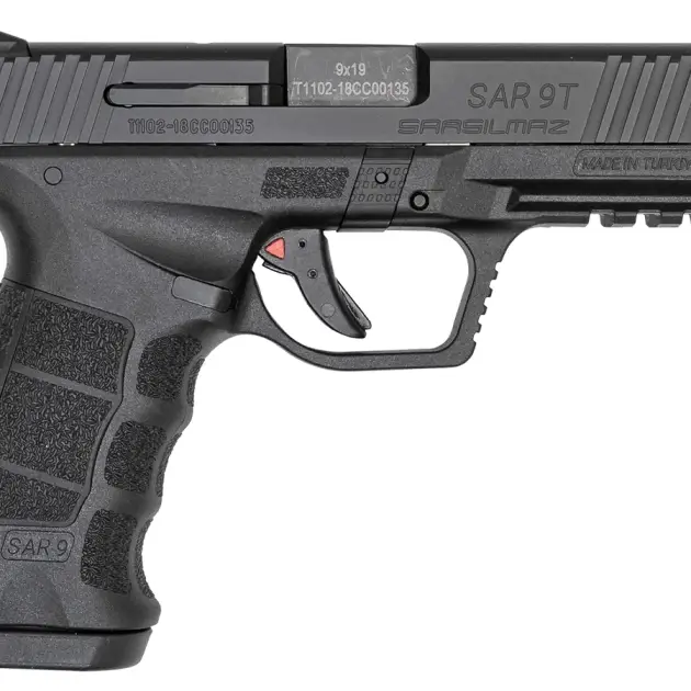 Sarsilmaz SAR9 T 9mm 17-Round Pistol (No Manual Safety) For Sale Europe