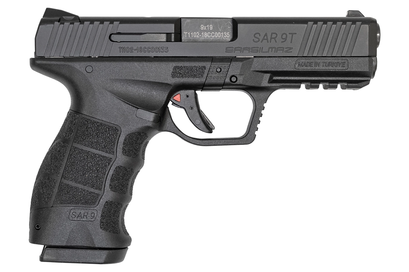Sarsilmaz SAR9 T 9mm 17-Round Pistol (No Manual Safety) For Sale Europe