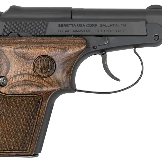 Beretta 21A Bobcat Covert 22LR Pistol with Wood Grips and Threaded Barrel For Sale Europe