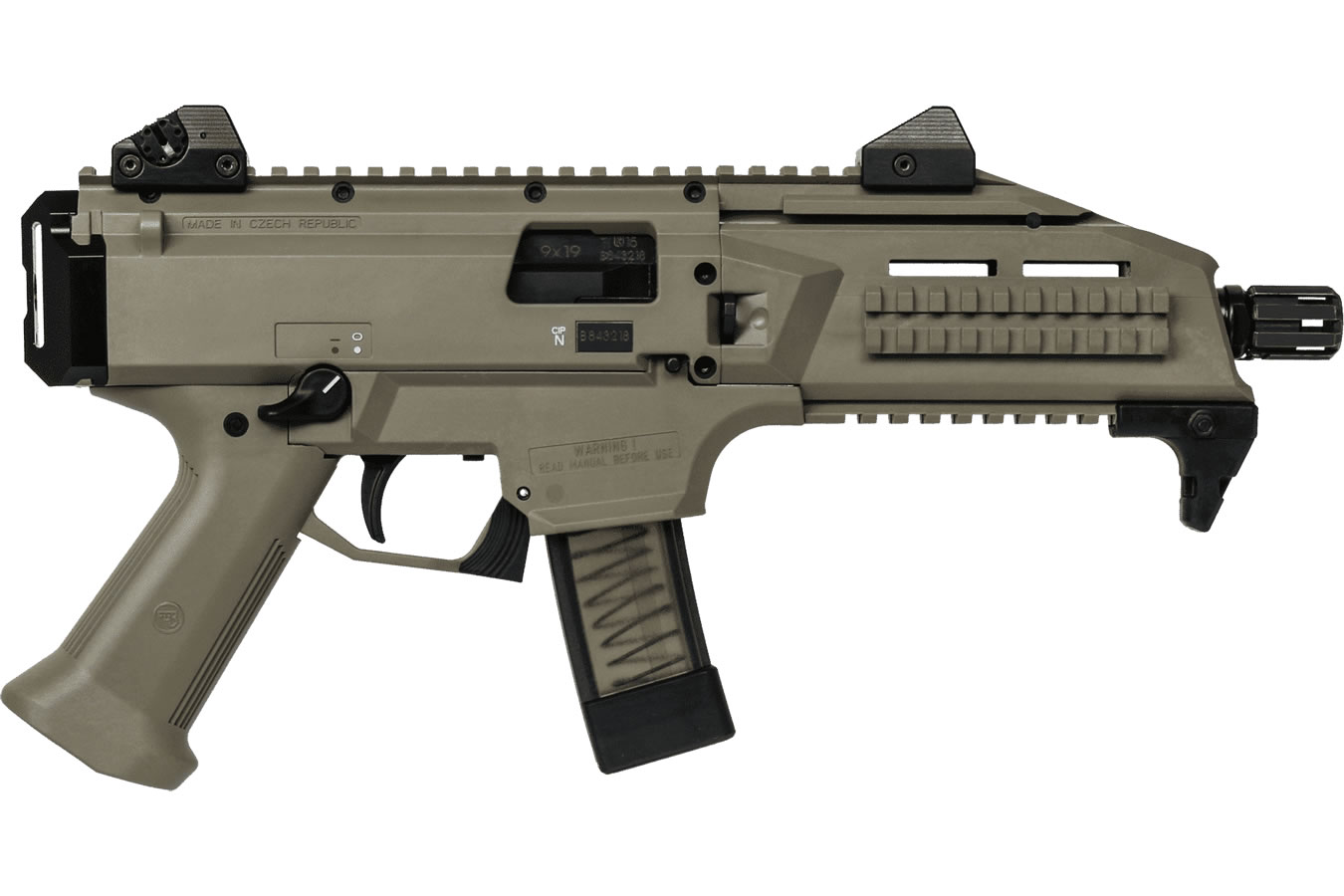 CZ Scorpion Evo 3 S1 9mm Flat Dark Earth Pistol For Sale Europe