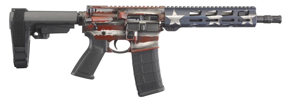 Ruger AR-556 Pistol .223/5.56 Semi-Auto 30rd 10.5″ w/ SBA3 Pistol For Sale Europe