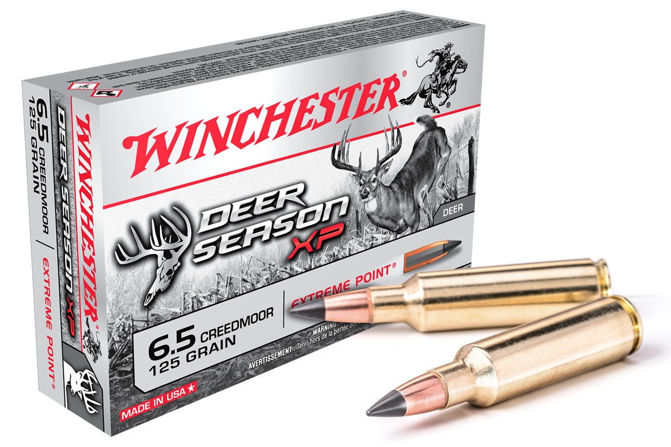 Winchester 6.5 Creedmoor 125 gr Deer Season XP Polymer Tip 20/Box For Sale Europe
