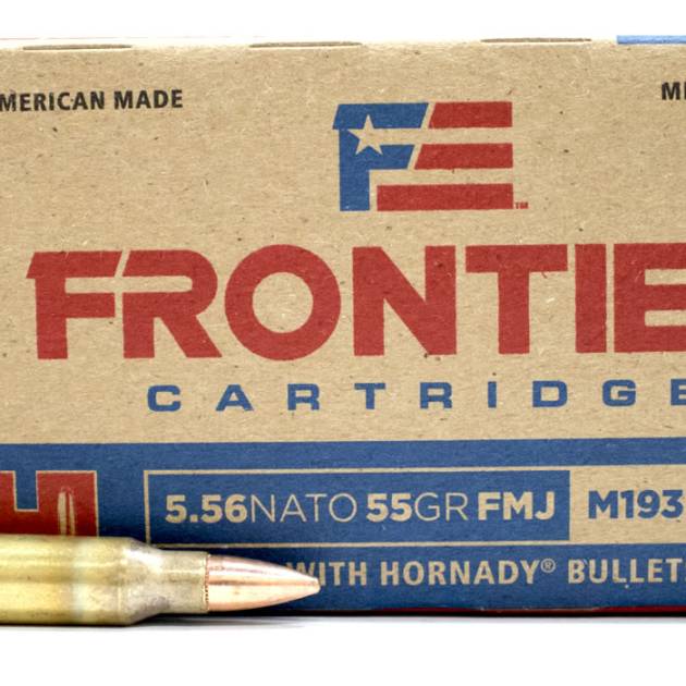 Hornady 5.56 NATO 55 gr FMJ (M193) Frontier 20/Box For Sale Europe