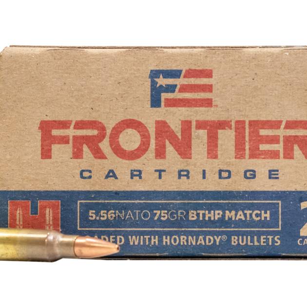 Hornady 5.56 NATO 75 gr BTHP Match Frontier 20/Box For Sale Europe