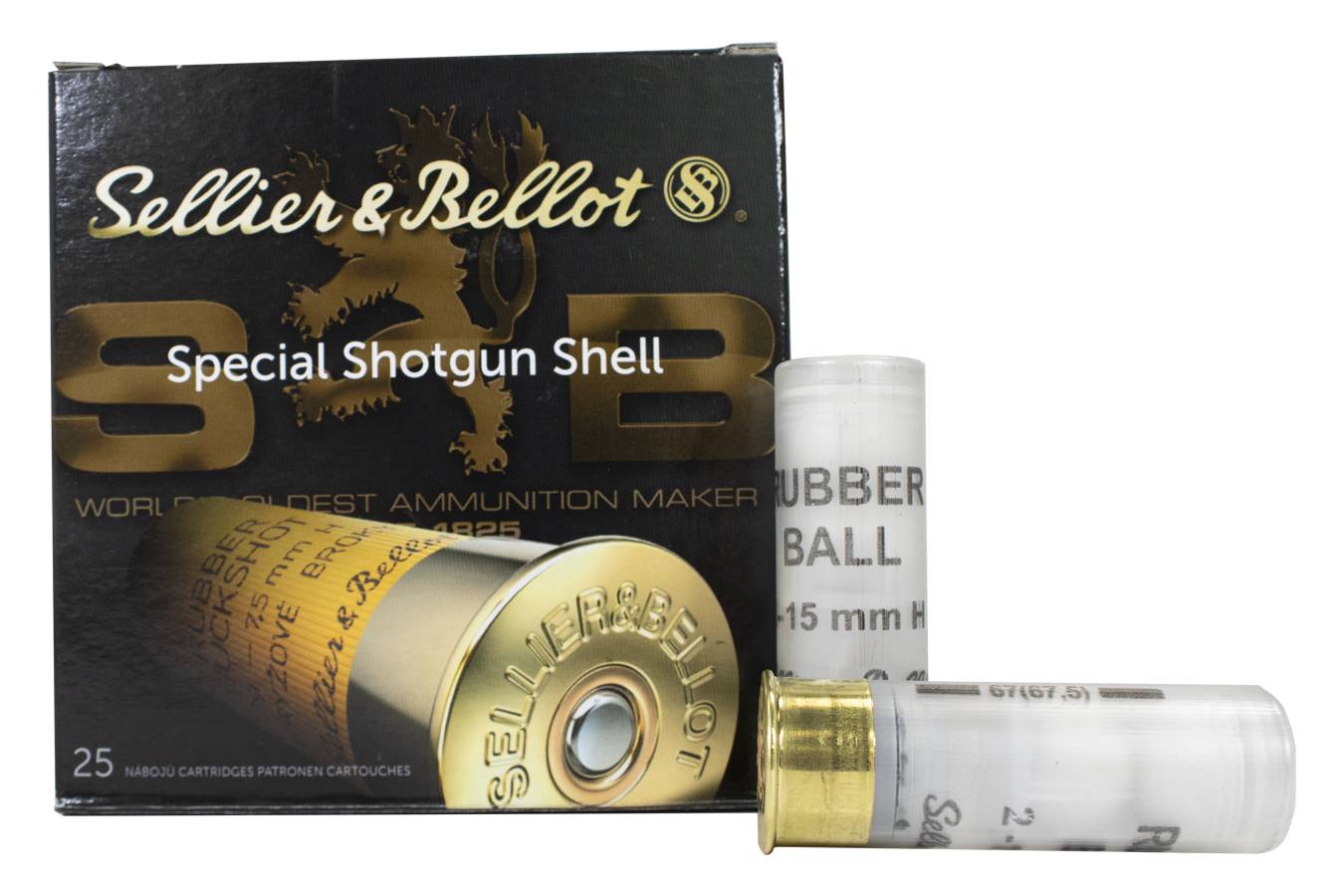 Sellier And Bellot 12 Gauge 2-3/4 in 11/16 oz 17.5mm Shot 25/Box For Sale Europe