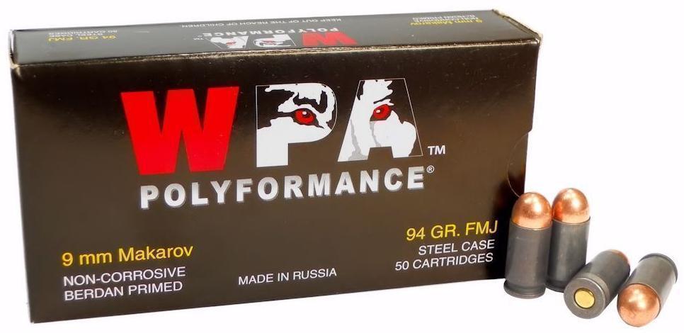 Backorder – Wolf 9x18mm Makarov FMJ 94 Grain 1000 Rounds For Sale Europe