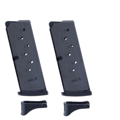 2 Pack Ruger EC9 / LC9 & LC9S 9mm 7-Round Magazine with Extended Floorplate For Sale Europe