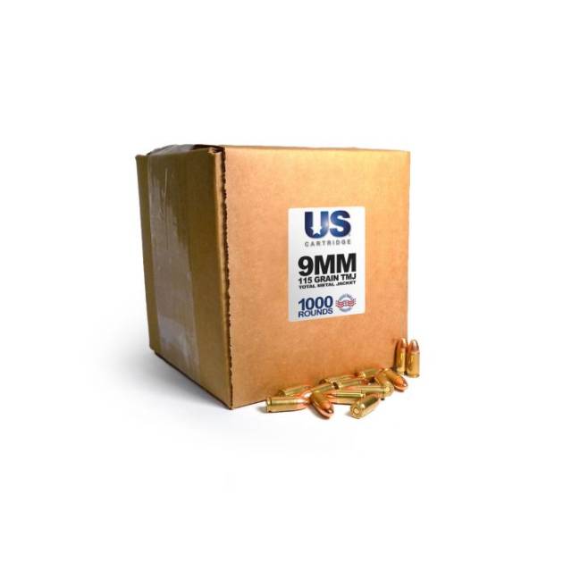 US CARTRIDGE 9MM 115 GRAIN TMJ For Sale Europe