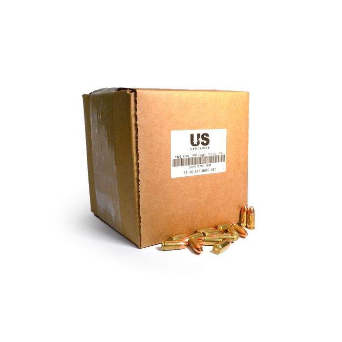 USC AMMO REMANUFACTURED 9MM 115 GRAIN TMJ For Sale Europe